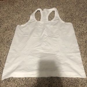 Lululemon white razorback tank